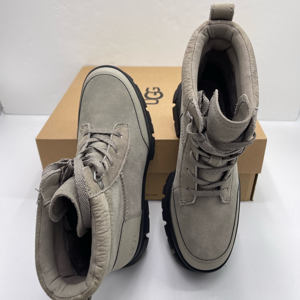 UGG WMNS Lace-Up 
W ASHTON WEATHERIZED LACE UP Cobble Grey - Kicks Machine Boots - Picture 16 of 16